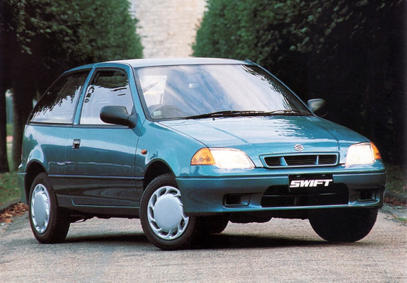 Photos of Suzuki Swift 3-door UK-spec 1996–2004