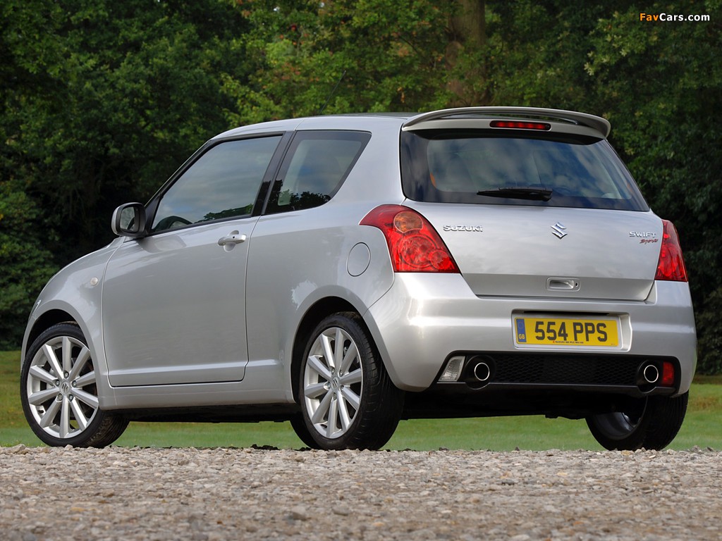 Photos of Suzuki Swift Sport UK-spec 2005–11 (1024 x 768)