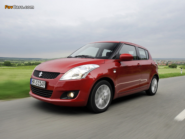 Photos of Suzuki Swift 5-door 2010 (640 x 480)