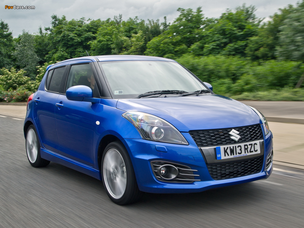 Photos of Suzuki Swift Sport 5-door UK-spec 2013 (1024 x 768)