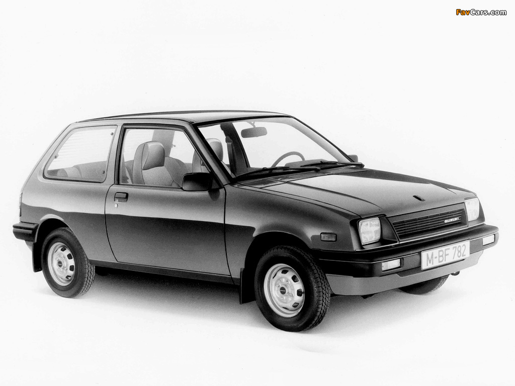 Pictures of Suzuki Swift 3-door 1984–86 (1024 x 768)