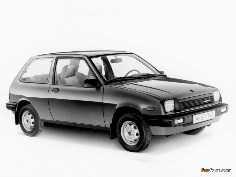 Pictures of Suzuki Swift 3-door 1984–86 (800 x 600)
