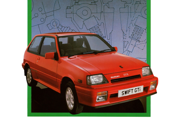 Pictures of Suzuki Swift GTi UK-spec 1986–88