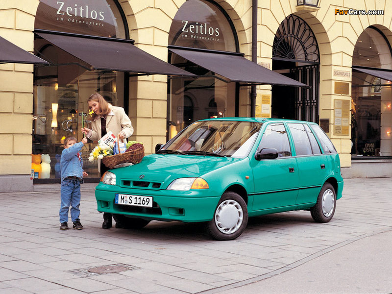 Pictures of Suzuki Swift 5-door 1996–2004 (800 x 600)