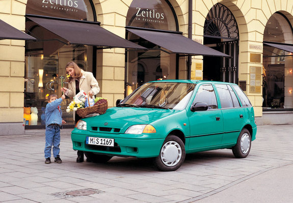 Pictures of Suzuki Swift 5-door 1996–2004