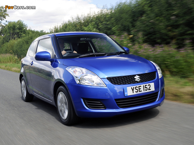 Pictures of Suzuki Swift 3-door UK-spec 2010 (640 x 480)