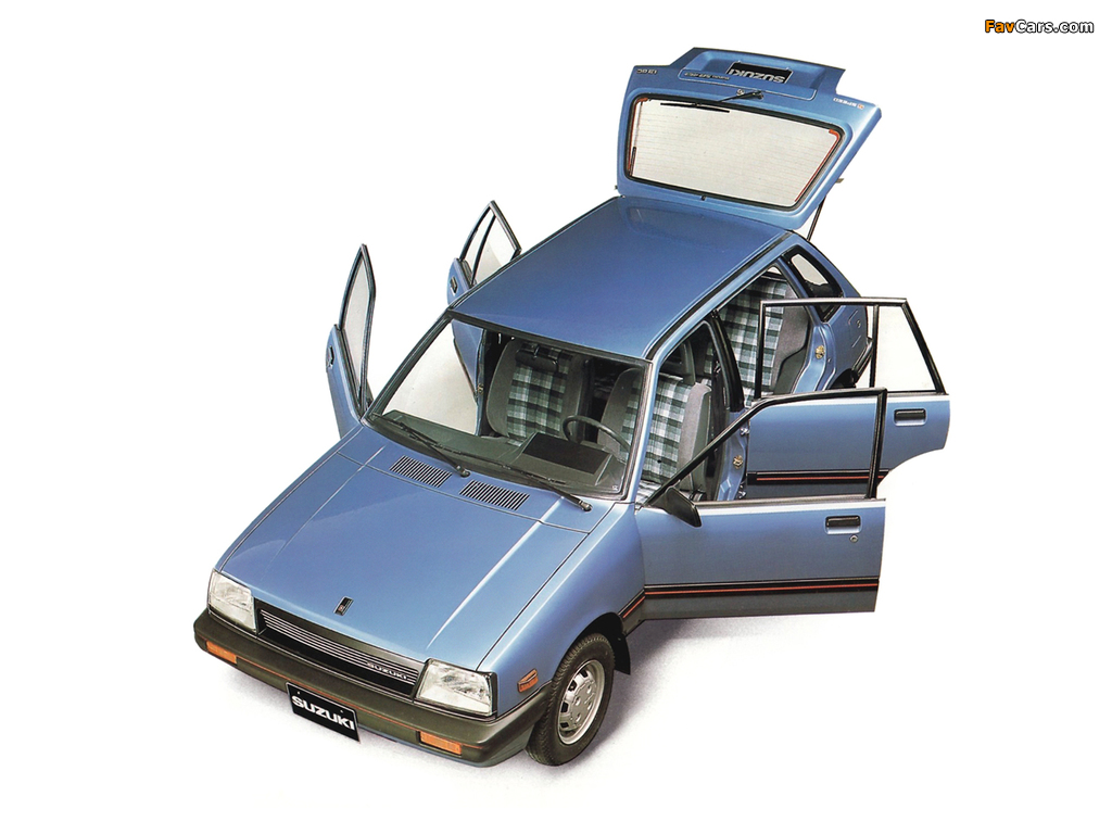 Suzuki Swift 5-door 1984–86 images (1024 x 768)
