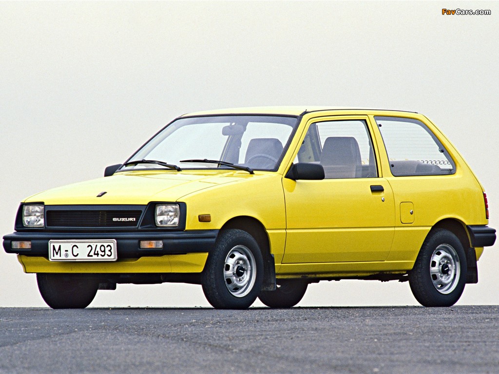Suzuki Swift 3-door 1984–86 images (1024 x 768)