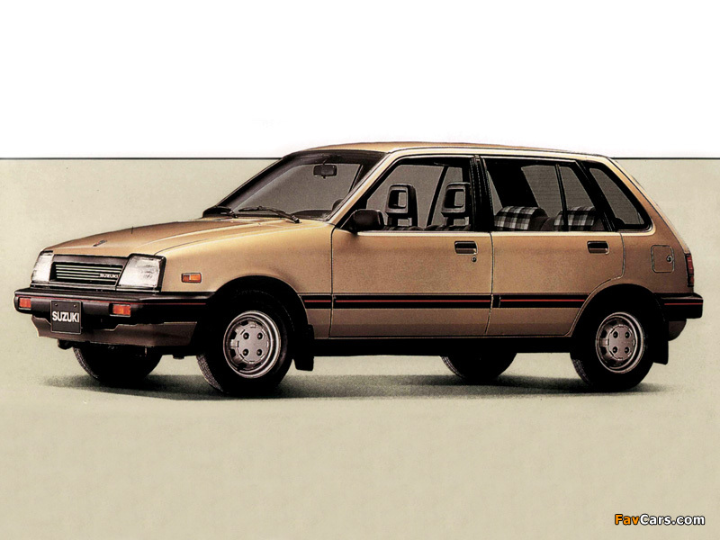 Suzuki Swift 5-door 1984–86 photos (800 x 600)