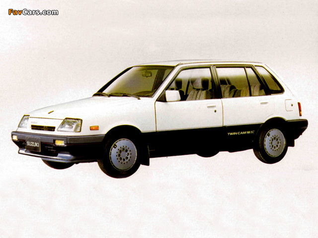 Suzuki Swift Twin Cam 16 5-door 1986–88 pictures (640 x 480)