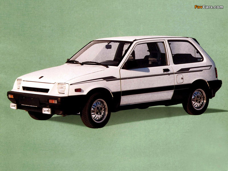 Suzuki Swift 3-door 1986–88 wallpapers (800 x 600)