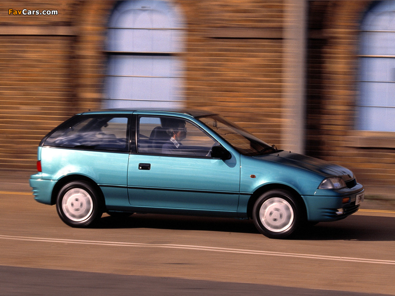 Suzuki Swift 3-door UK-spec 1991–95 images (800 x 600)