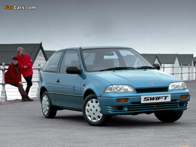 Suzuki Swift 3-door UK-spec 1991–95 images (640 x 480)