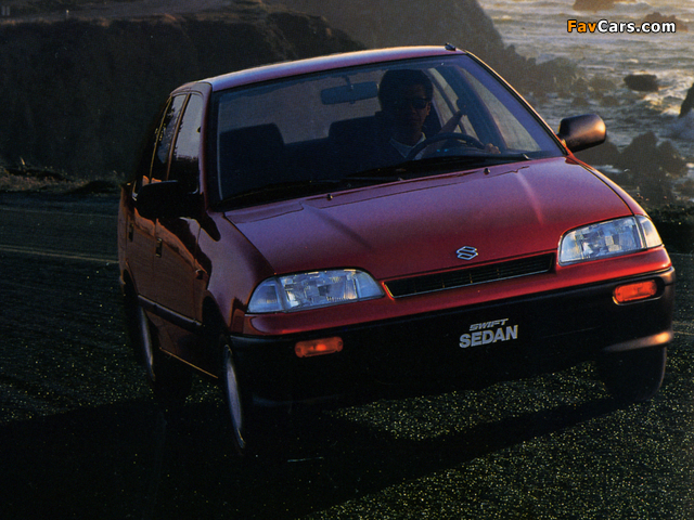 Suzuki Swift Sedan 1991–96 pictures (640 x 480)