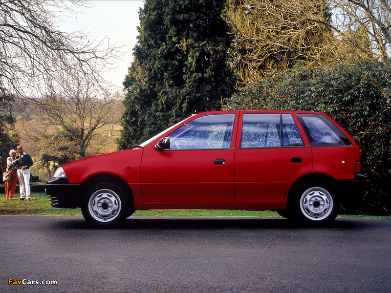 Suzuki Swift 5-door UK-spec 1991–95 wallpapers (800 x 600)