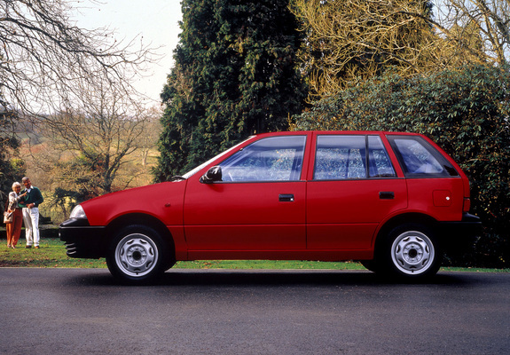 Suzuki Swift 5-door UK-spec 1991–95 wallpapers