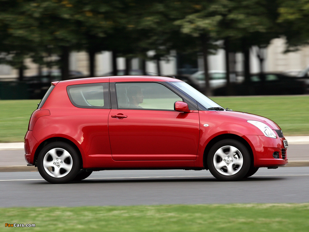 Suzuki Swift 3-door 2004–10 pictures (1024 x 768)