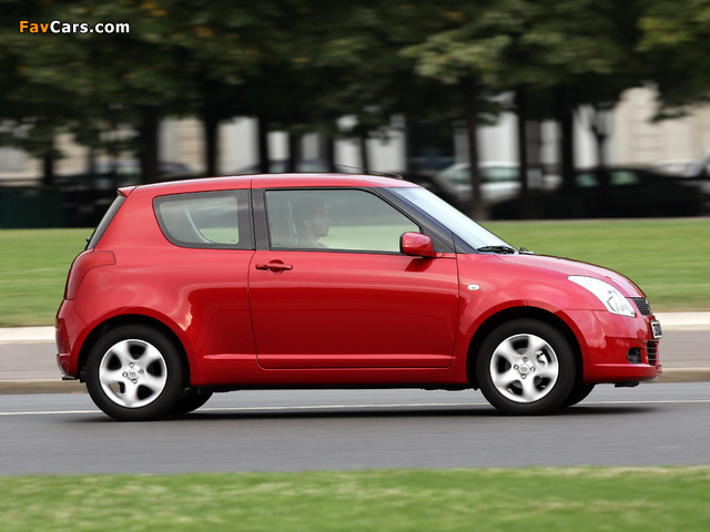 Suzuki Swift 3-door 2004–10 pictures (640 x 480)