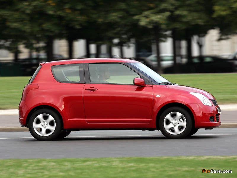 Suzuki Swift 3-door 2004–10 pictures (800 x 600)