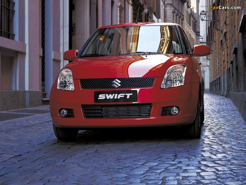 Suzuki Swift 5-door 2004–10 wallpapers (800 x 600)