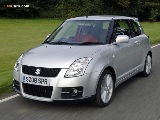 Suzuki Swift Sport UK-spec 2005–11 images (640 x 480)