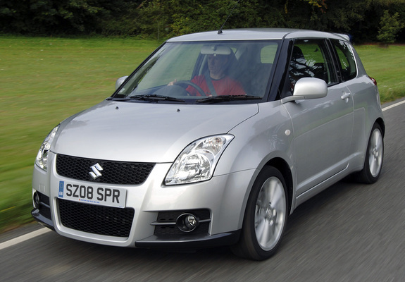 Suzuki Swift Sport UK-spec 2005–11 images