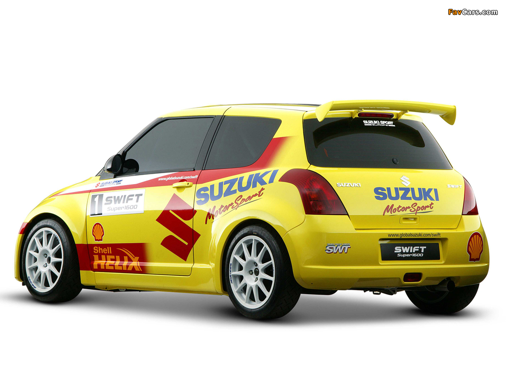 Suzuki Swift Super 1600 2005–08 images (1024 x 768)