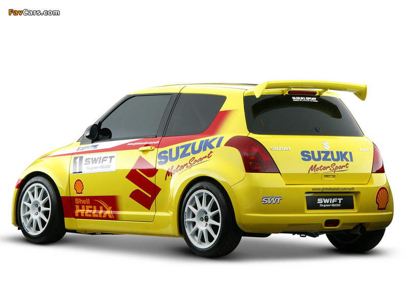 Suzuki Swift Super 1600 2005–08 images (800 x 600)
