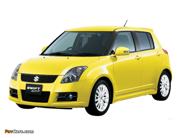 Suzuki Swift Sport JP-spec 2005–11 photos (640 x 480)