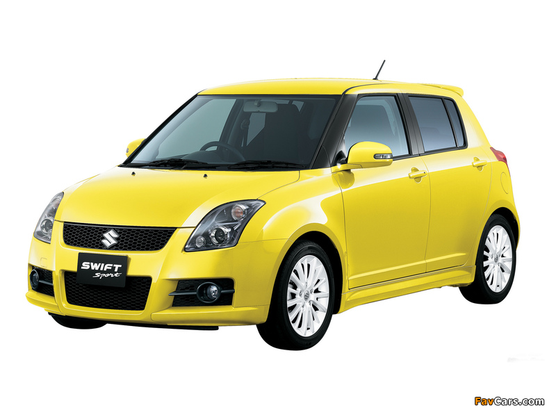Suzuki Swift Sport JP-spec 2005–11 photos (800 x 600)
