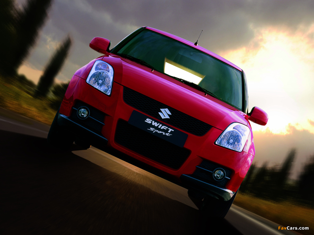 Suzuki Swift Sport 2005–11 photos (1024 x 768)