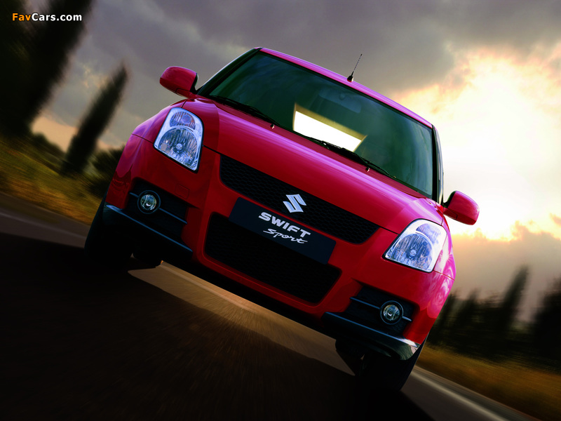 Suzuki Swift Sport 2005–11 photos (800 x 600)