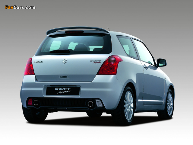 Suzuki Swift Sport 2005–11 pictures (640 x 480)