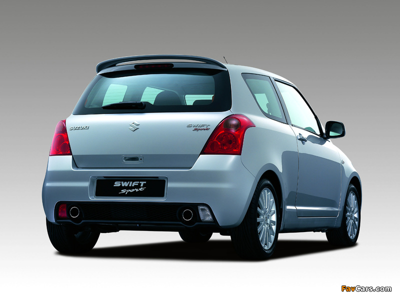 Suzuki Swift Sport 2005–11 pictures (800 x 600)