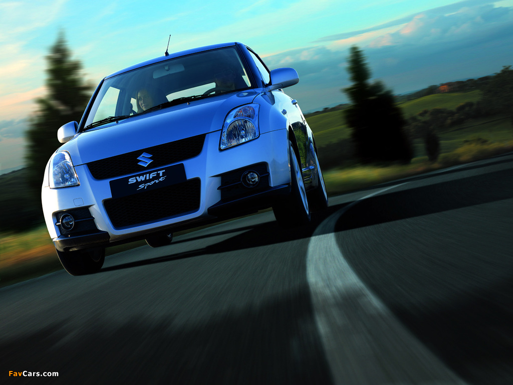 Suzuki Swift Sport 2005–11 wallpapers (1024 x 768)