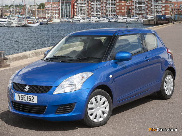 Suzuki Swift 3-door UK-spec 2010–13 images (640 x 480)