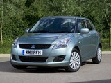 Suzuki Swift 5-door UK-spec 2010–13 images