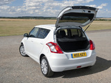 Suzuki Swift 5-door UK-spec 2010–13 photos