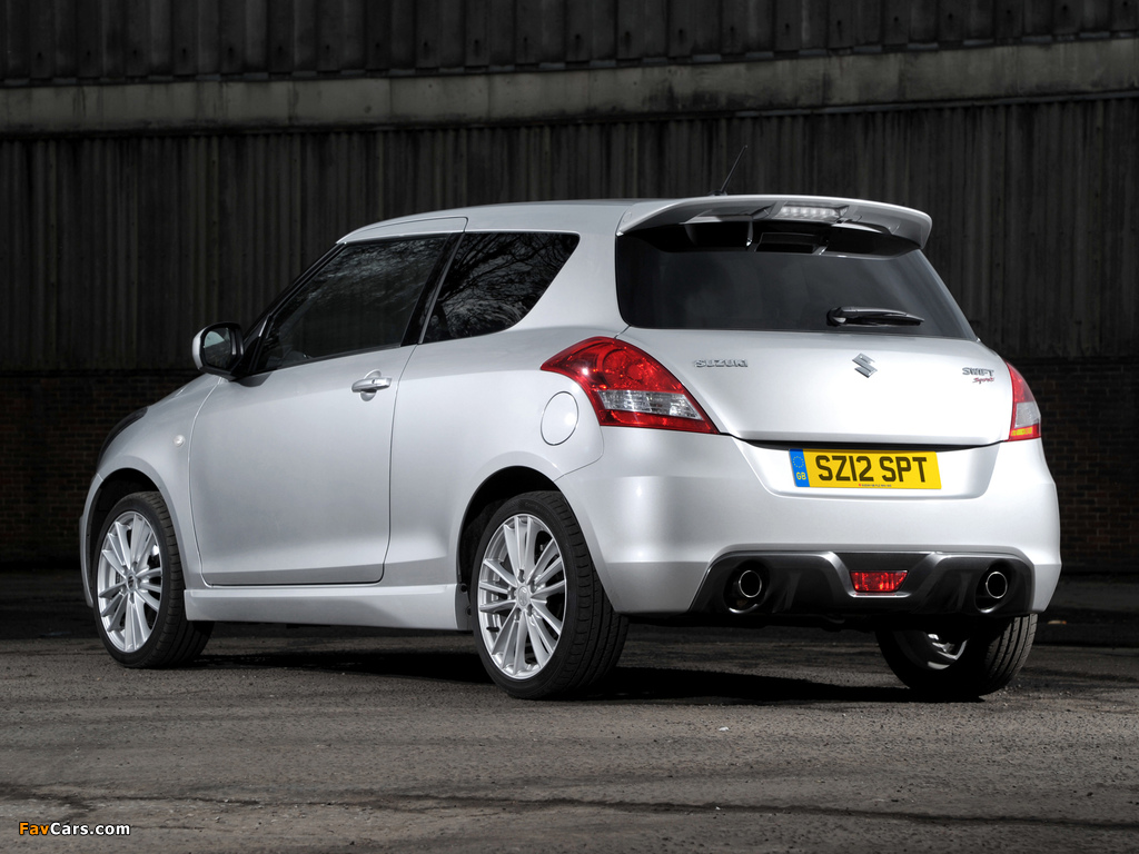 Suzuki Swift Sport UK-spec 2011 images (1024 x 768)