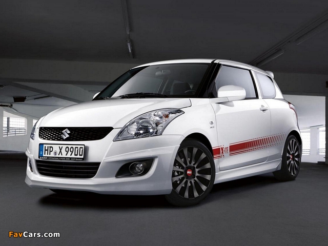 Suzuki Swift X-ITE Accessories 3-door 2011–13 wallpapers (640 x 480)