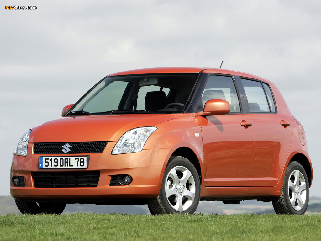 Suzuki Swift 4x4 2004–10 wallpapers (1024 x 768)