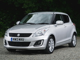 Suzuki Swift 5-door UK-spec 2013 wallpapers