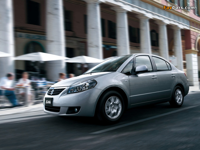 Suzuki SX4 Sedan JP-spec 2007 pictures (640 x 480)