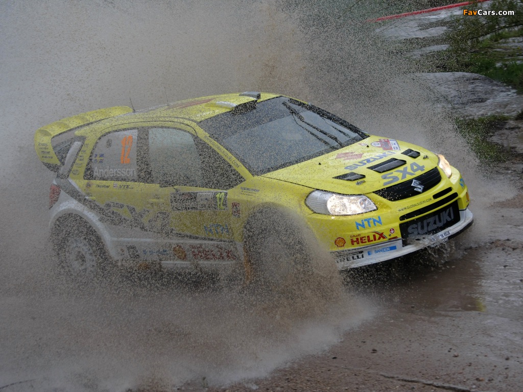 Suzuki SX4 WRC 2008 wallpapers (1024 x 768)