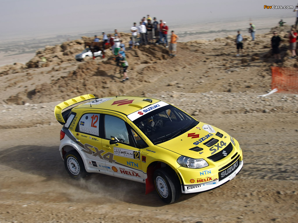 Suzuki SX4 WRC 2008 wallpapers (1024 x 768)