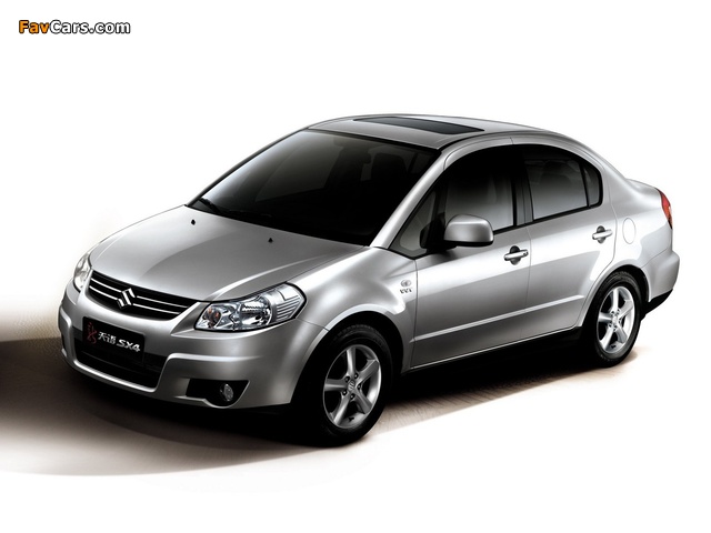 Suzuki SX4 Sedan CN-spec 2009–10 wallpapers (640 x 480)