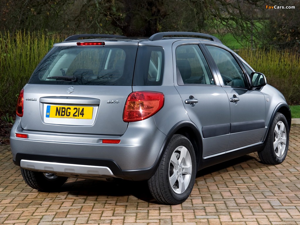 Suzuki SX4 UK-spec 2010 photos (1024 x 768)