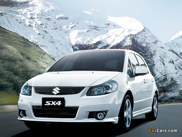 Suzuki SX4 JP-spec 2006–10 wallpapers (640 x 480)