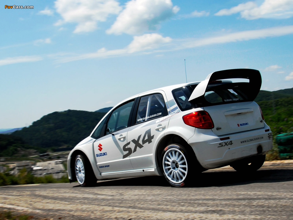 Suzuki SX4 WRC 2007 wallpapers (1024 x 768)