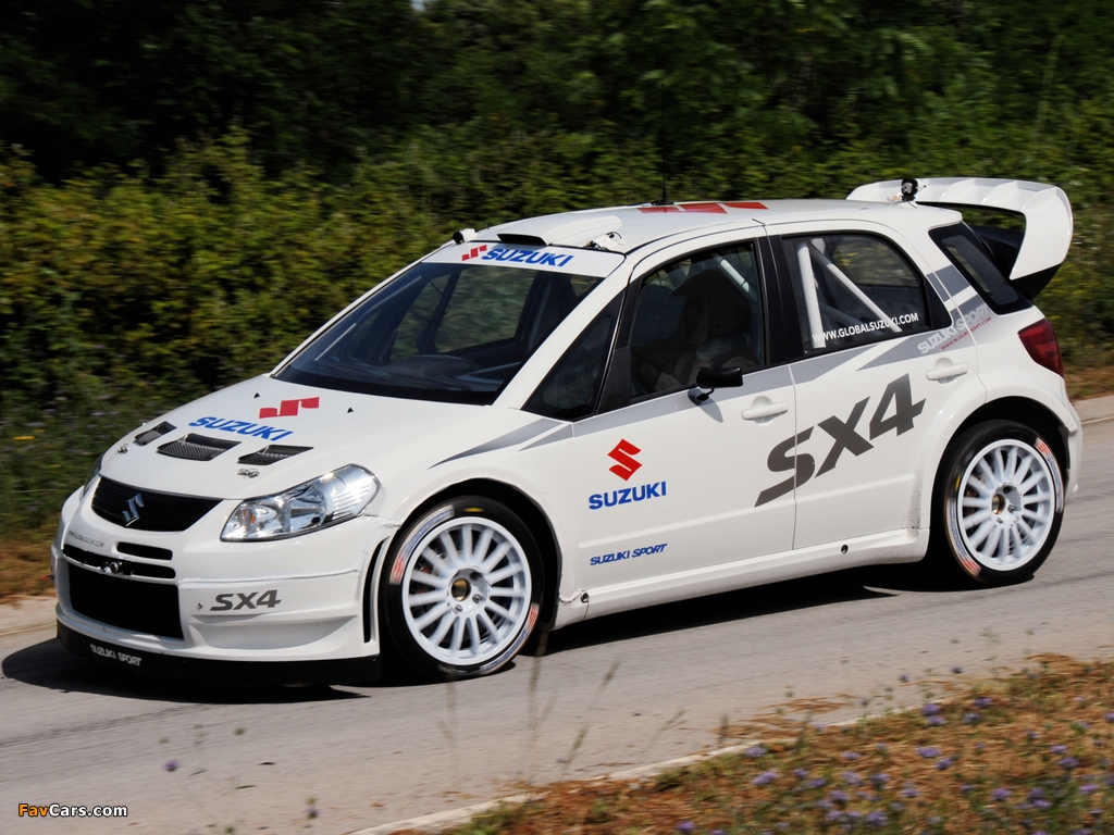 Suzuki SX4 WRC 2007 wallpapers (1024 x 768)